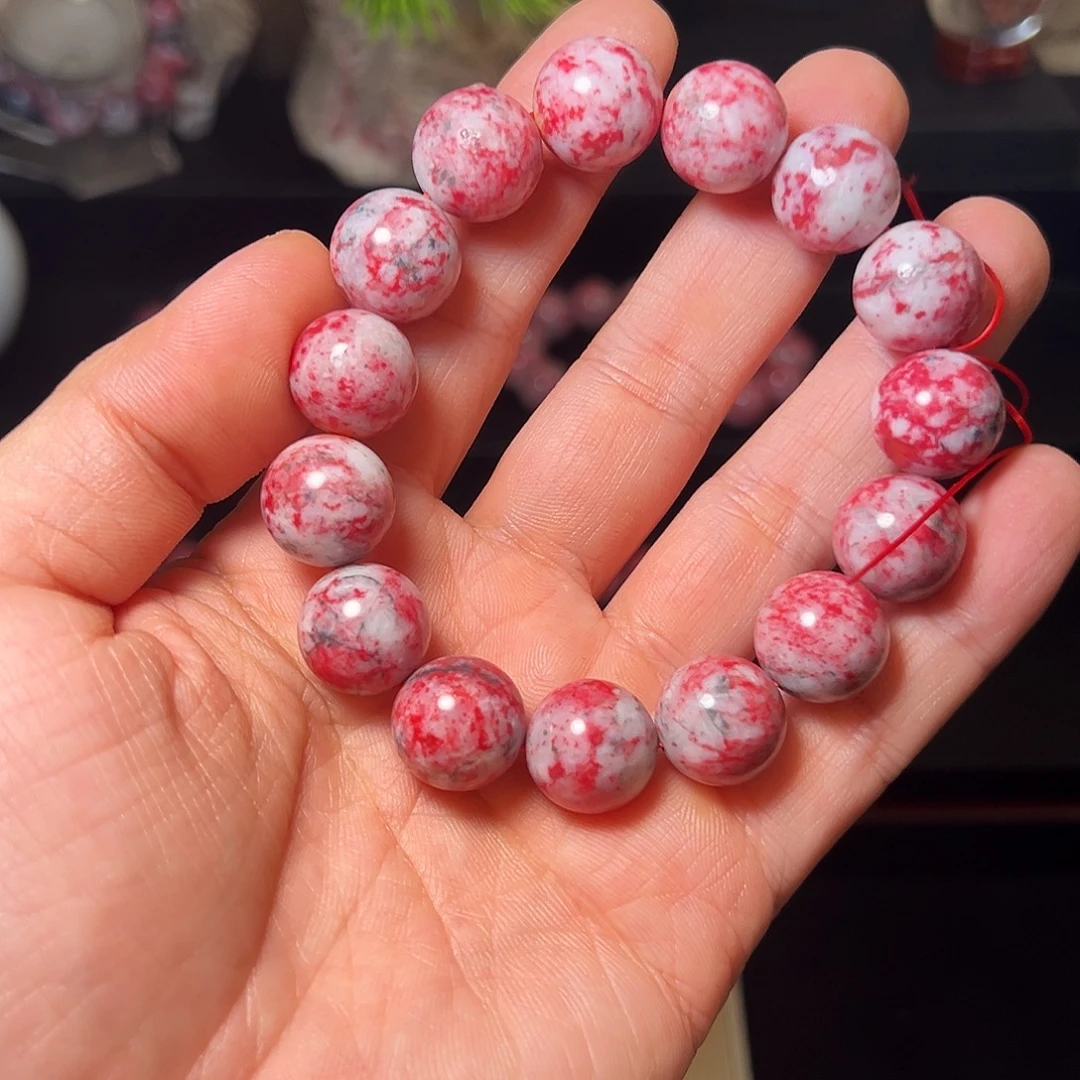 禮***毉天然辰砂原石手串