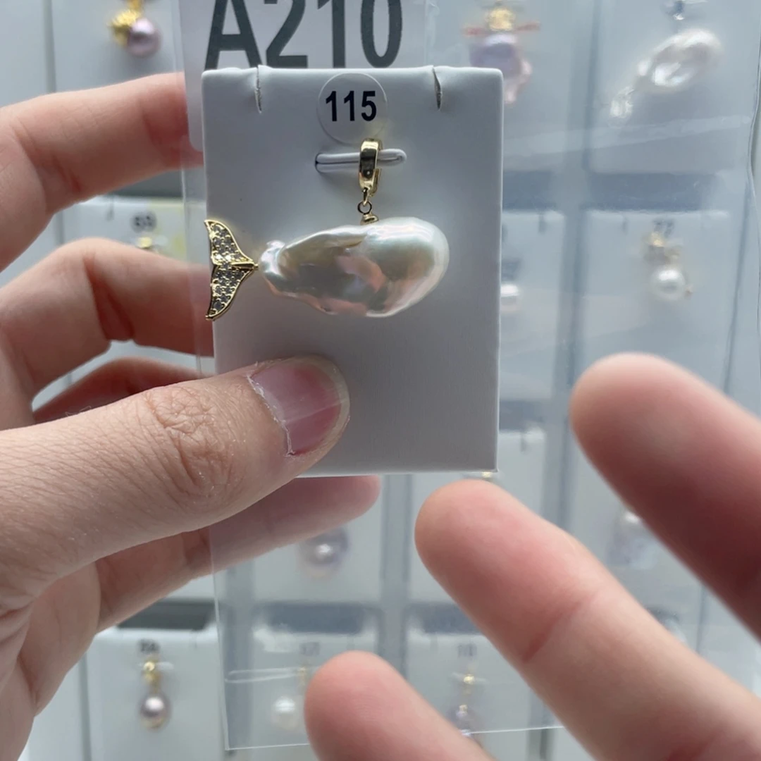 颈饰淡水珍珠合金