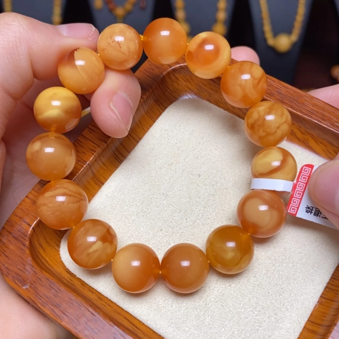 【闪购商品】蜜蜡手链未镶嵌手串