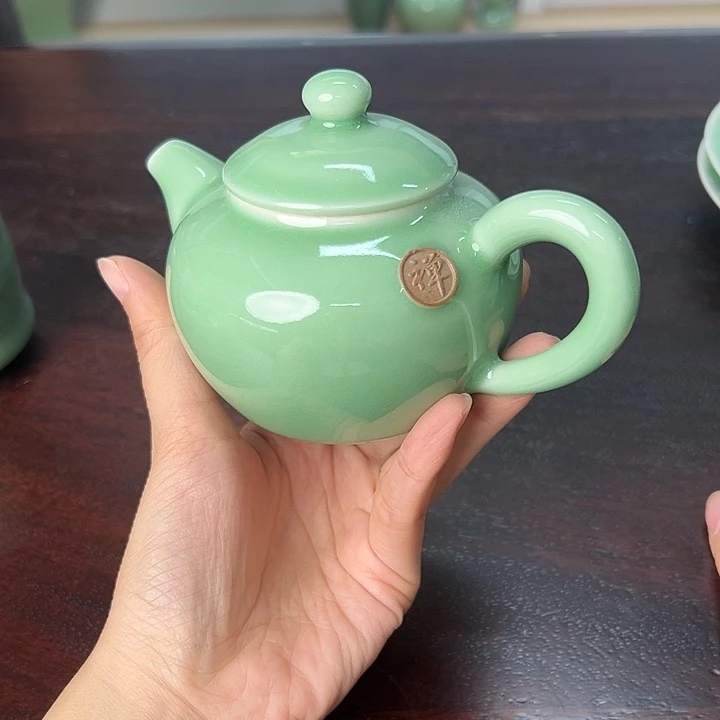 龙泉云间青瓷小米茶器