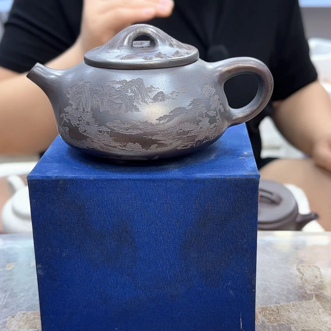 茶壶紫砂宜兴紫砂茶瑕疵处理