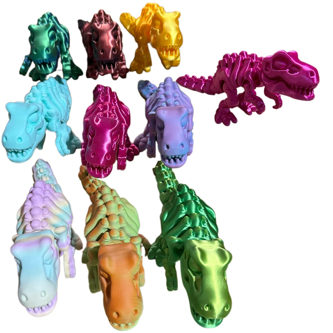 恐龙系列  3D打印可活动关节玩具桌面摆件手办模型