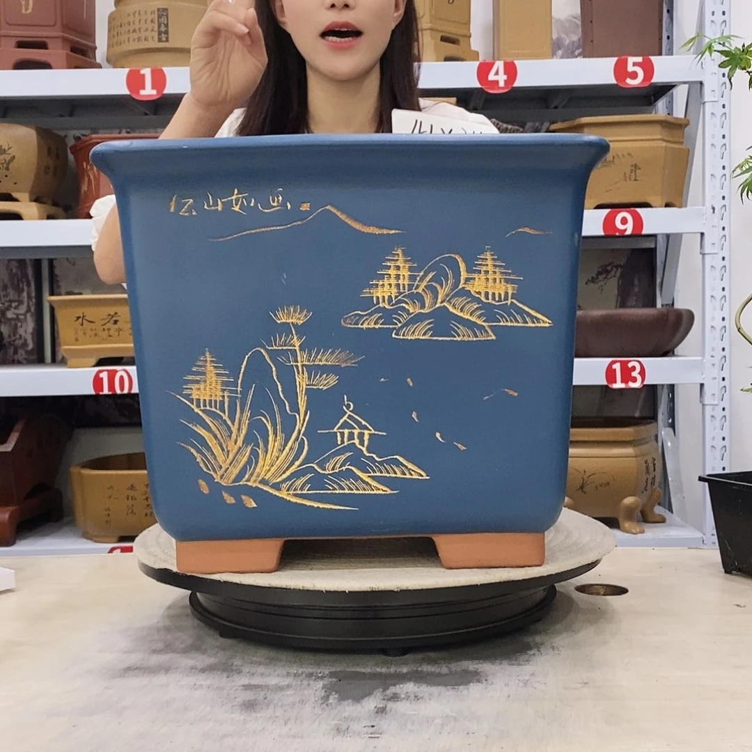 紫砂花盆紫砂花盆