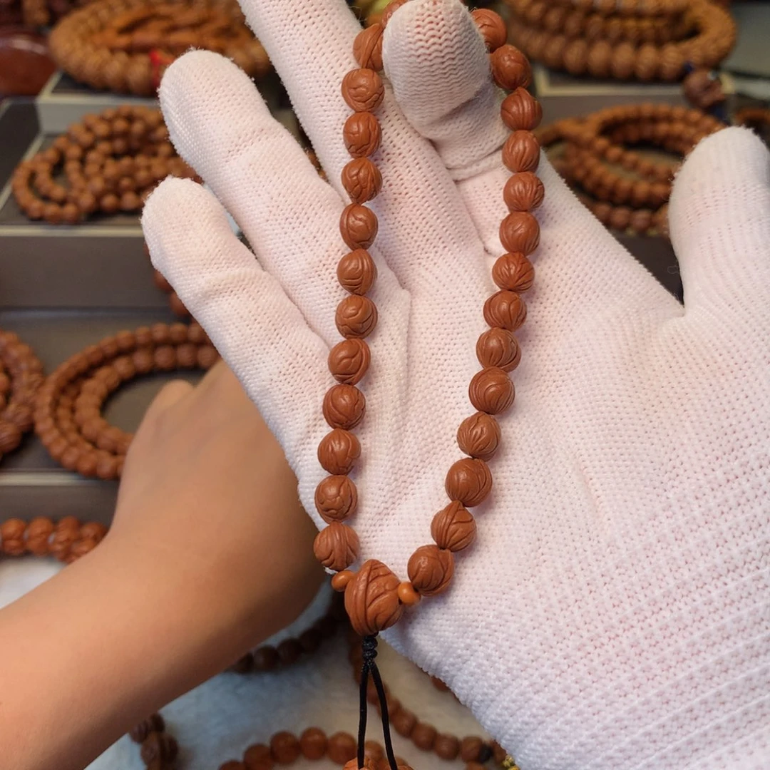 黛***颜手串桃核秦岭龙纹