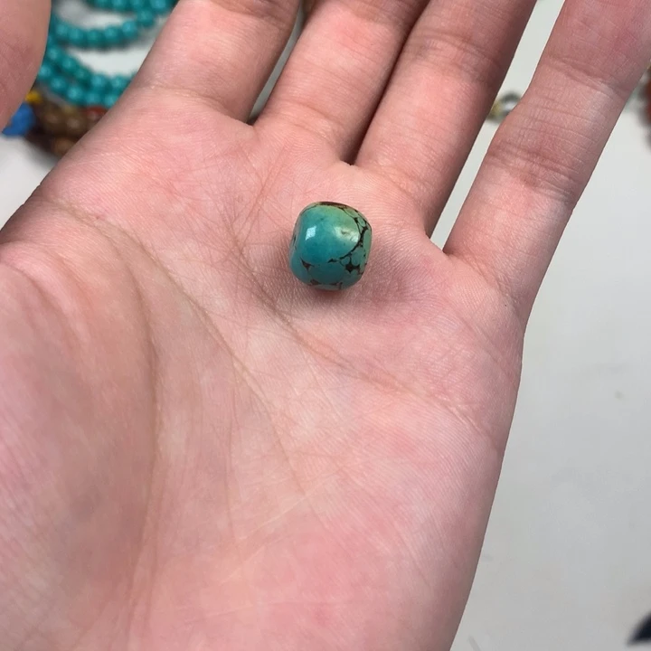 南红玛瑙卡12俏色单珠合金