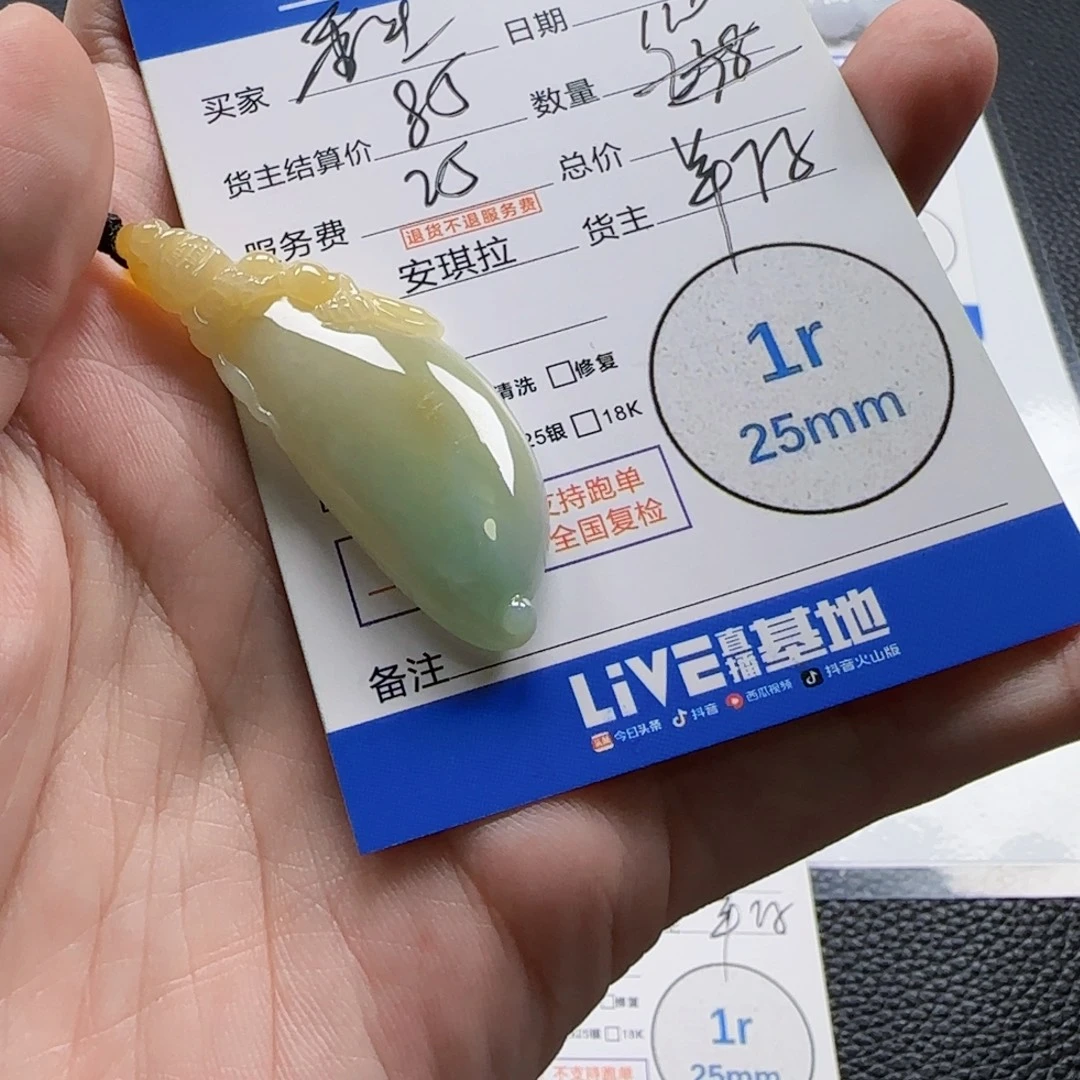 乐***游翡翠未镶嵌颈饰翡翠