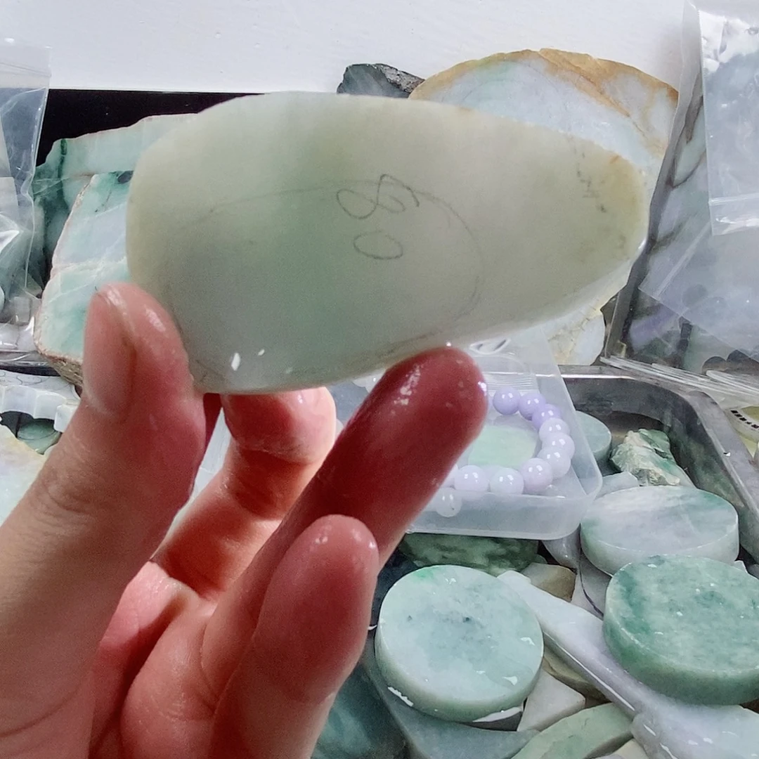 散珠翡翠天然缅甸翡翠A货11