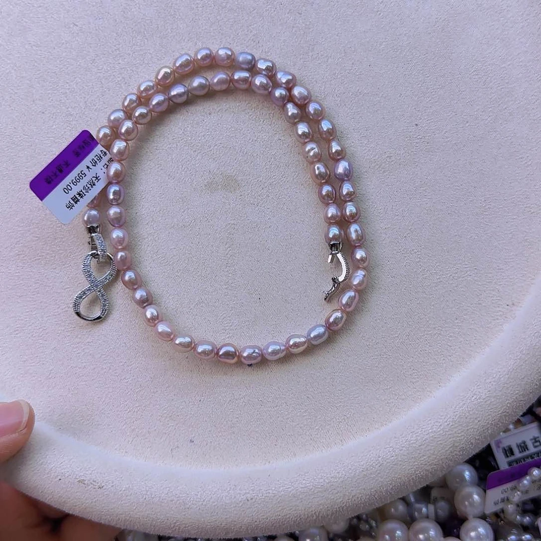 未镶嵌项链定制753淡水珍珠