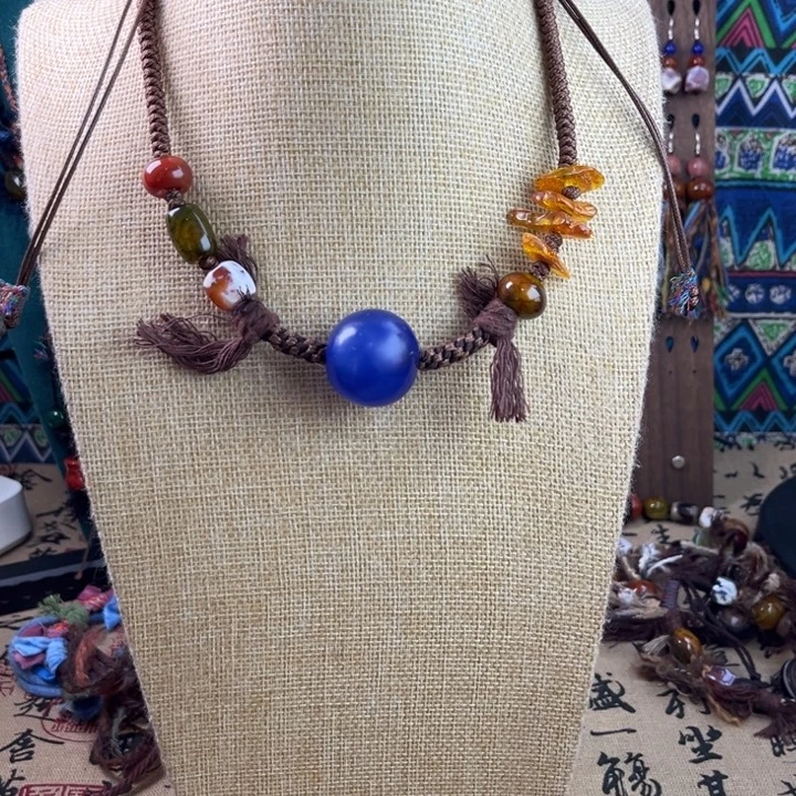 玛瑙/玉髓未镶嵌颈饰