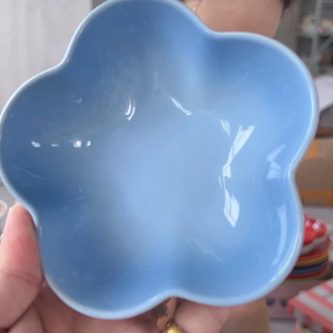 老姊妹家瓷器好漂亮蓝色小花