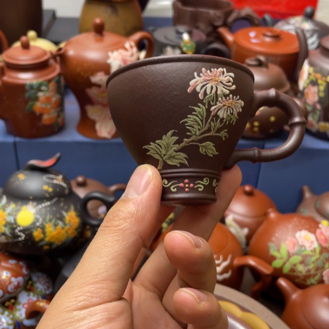 紫砂茶杯紫砂主人杯100cc