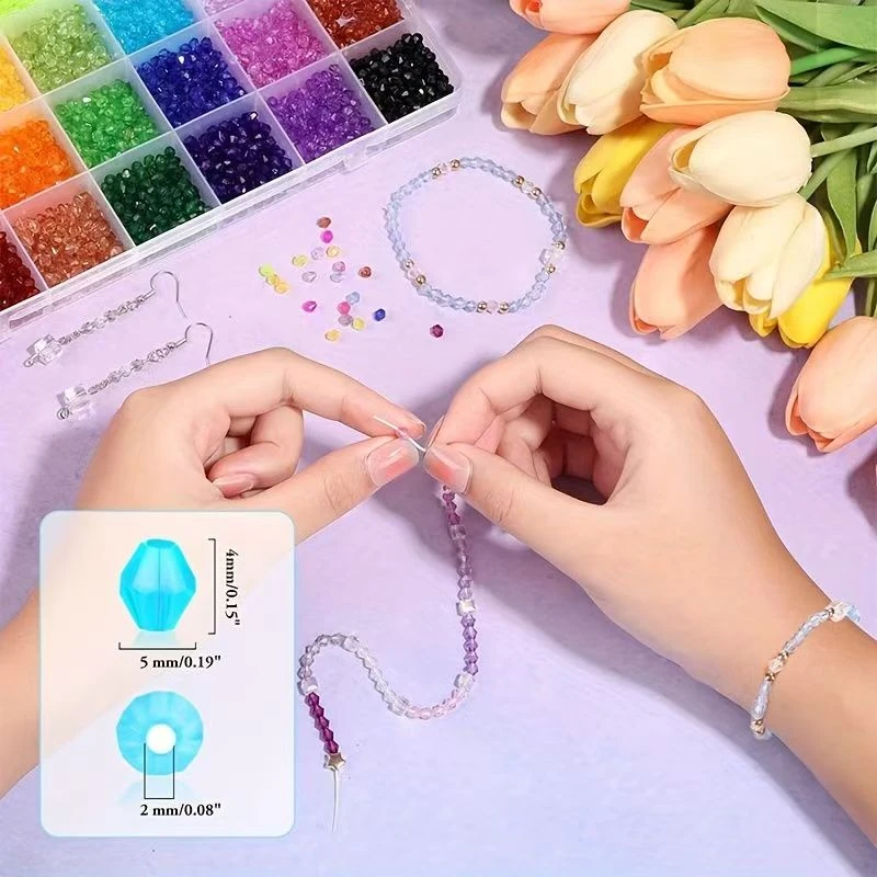 编码【D01~D100】安琪玻璃水晶DIY饰品手链项链