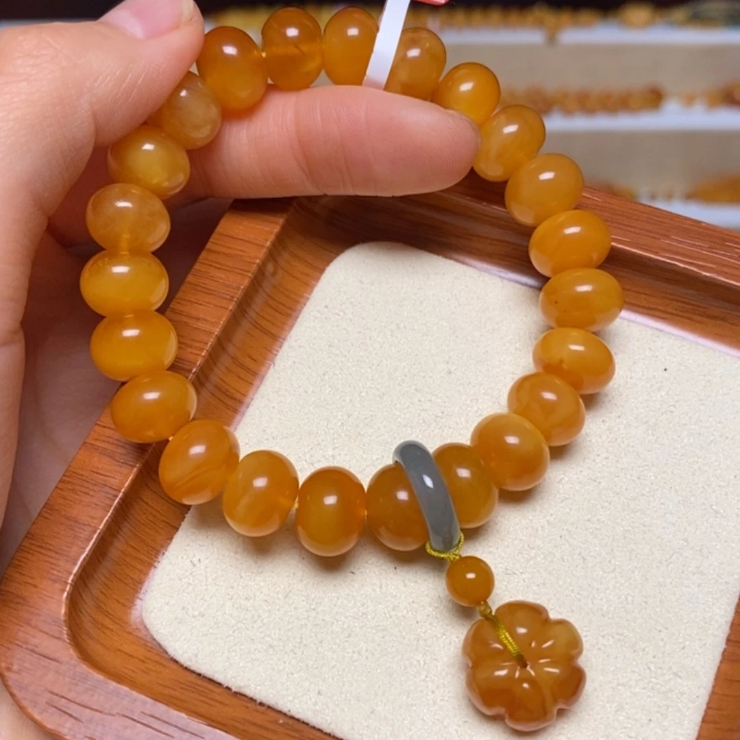 【闪购商品】未镶嵌蜜蜡手链手串