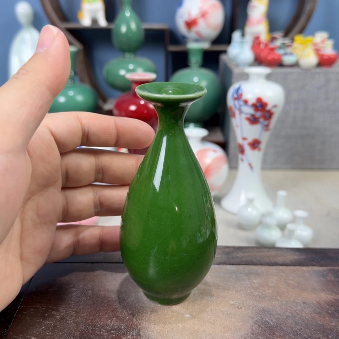 陶瓷手工小花器摆件