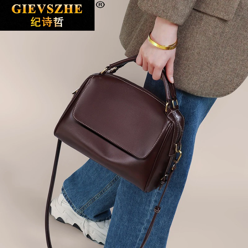 纪诗哲包包女包百搭手提包大容量单肩包送女友老婆圣诞情人节礼物