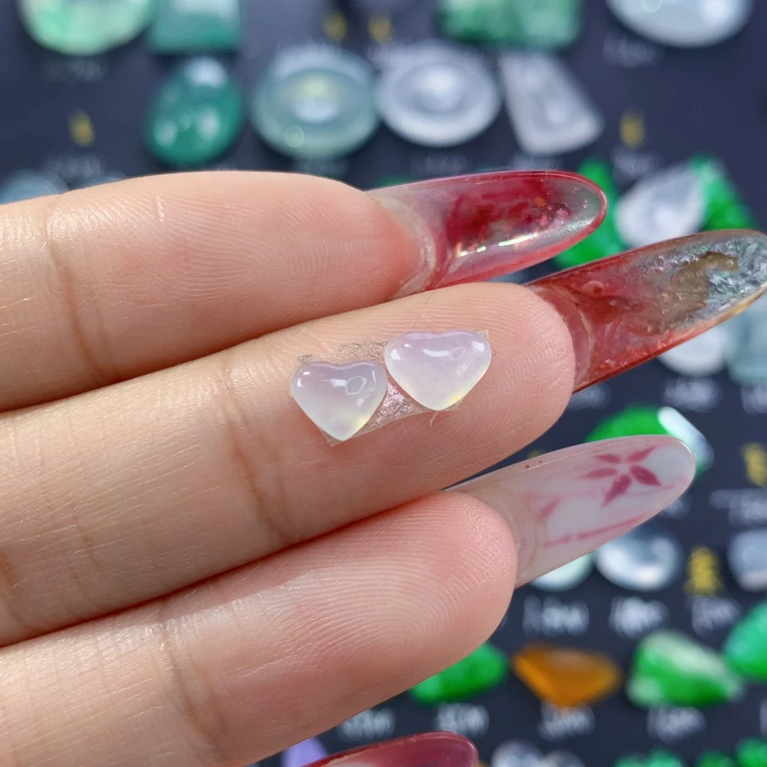 翡翠颈饰未镶嵌纯天然缅甸翡翠A货