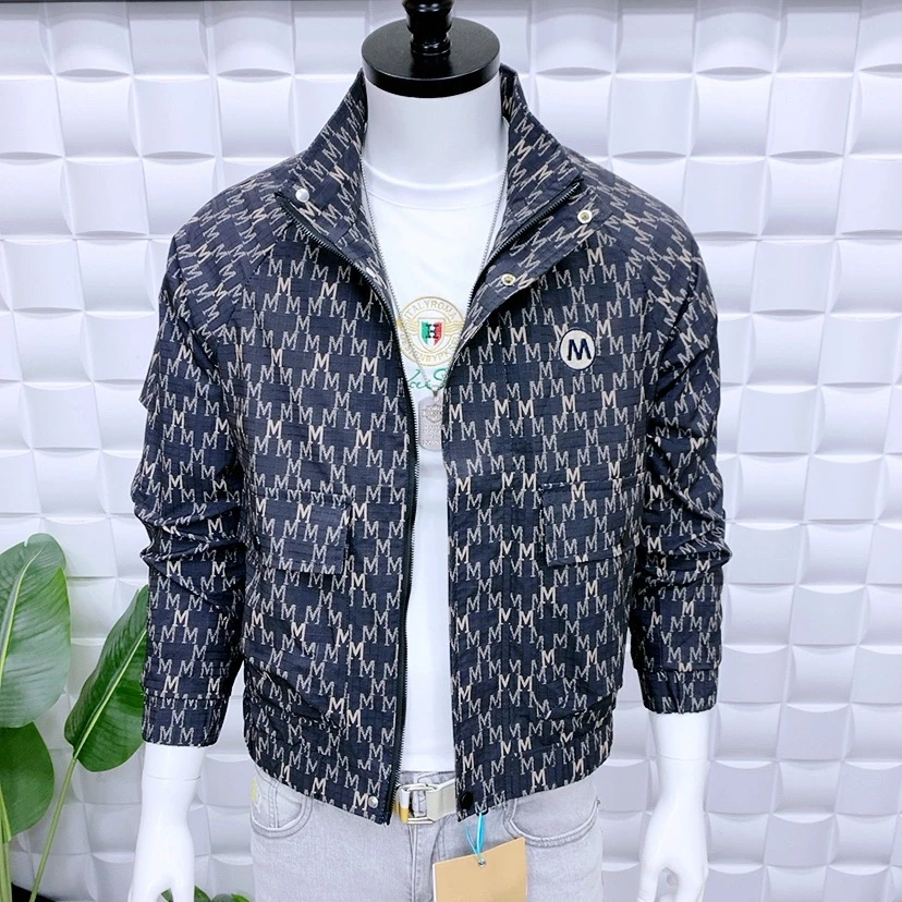 新款男立领休闲夹克外套3669修身型韩式显瘦时尚上衣春秋季男款