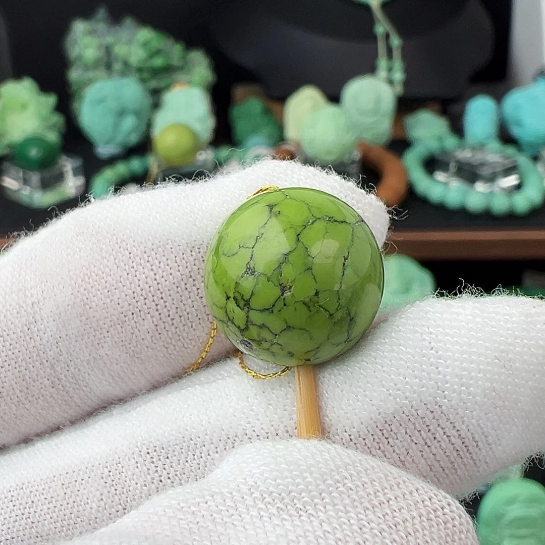 绿松石未镶嵌绿松石主播璐璐