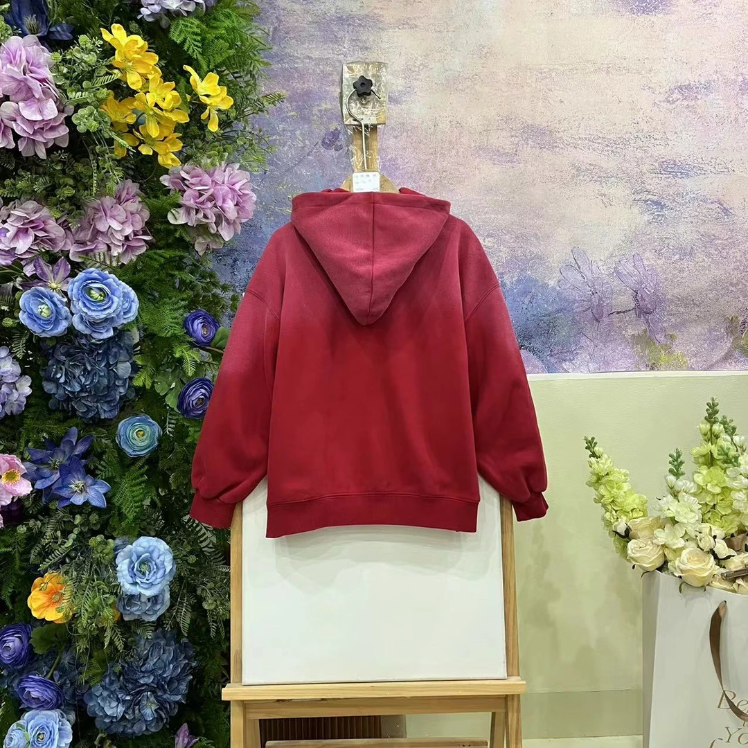 459NY红色卫衣5595