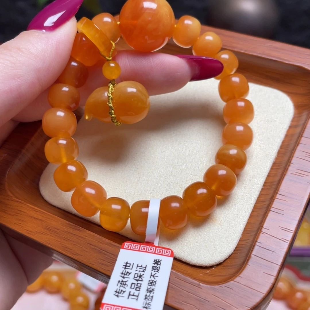 手链蜜蜡未镶嵌手串