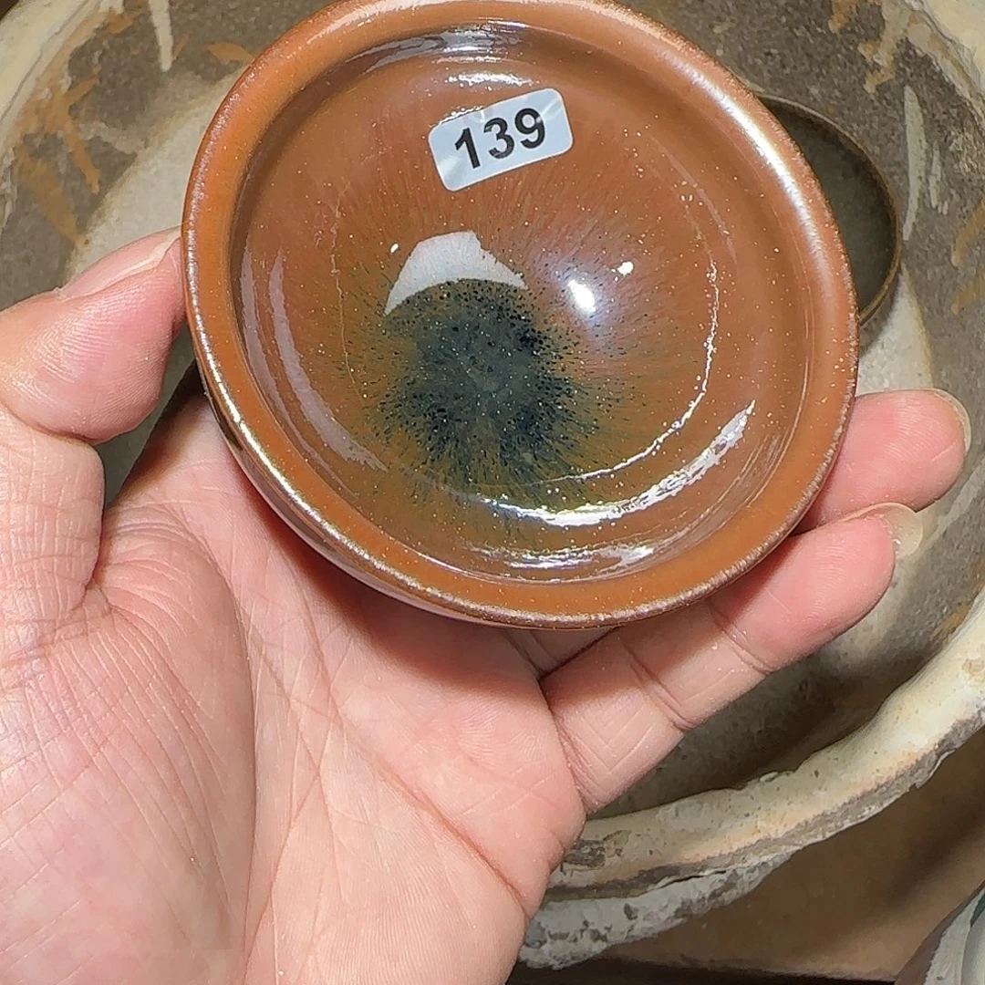 茶盏焦源柴烧自然还原139