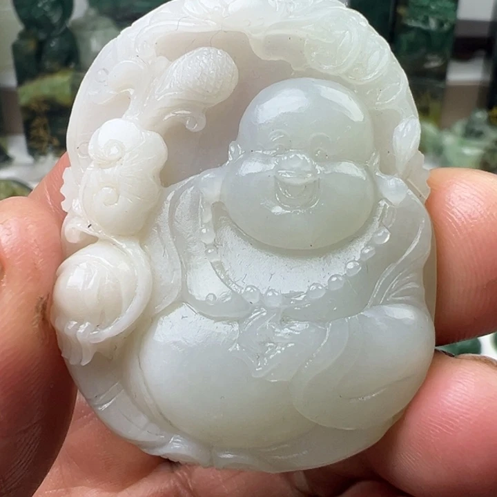 独山玉未镶嵌吊坠(不含链)