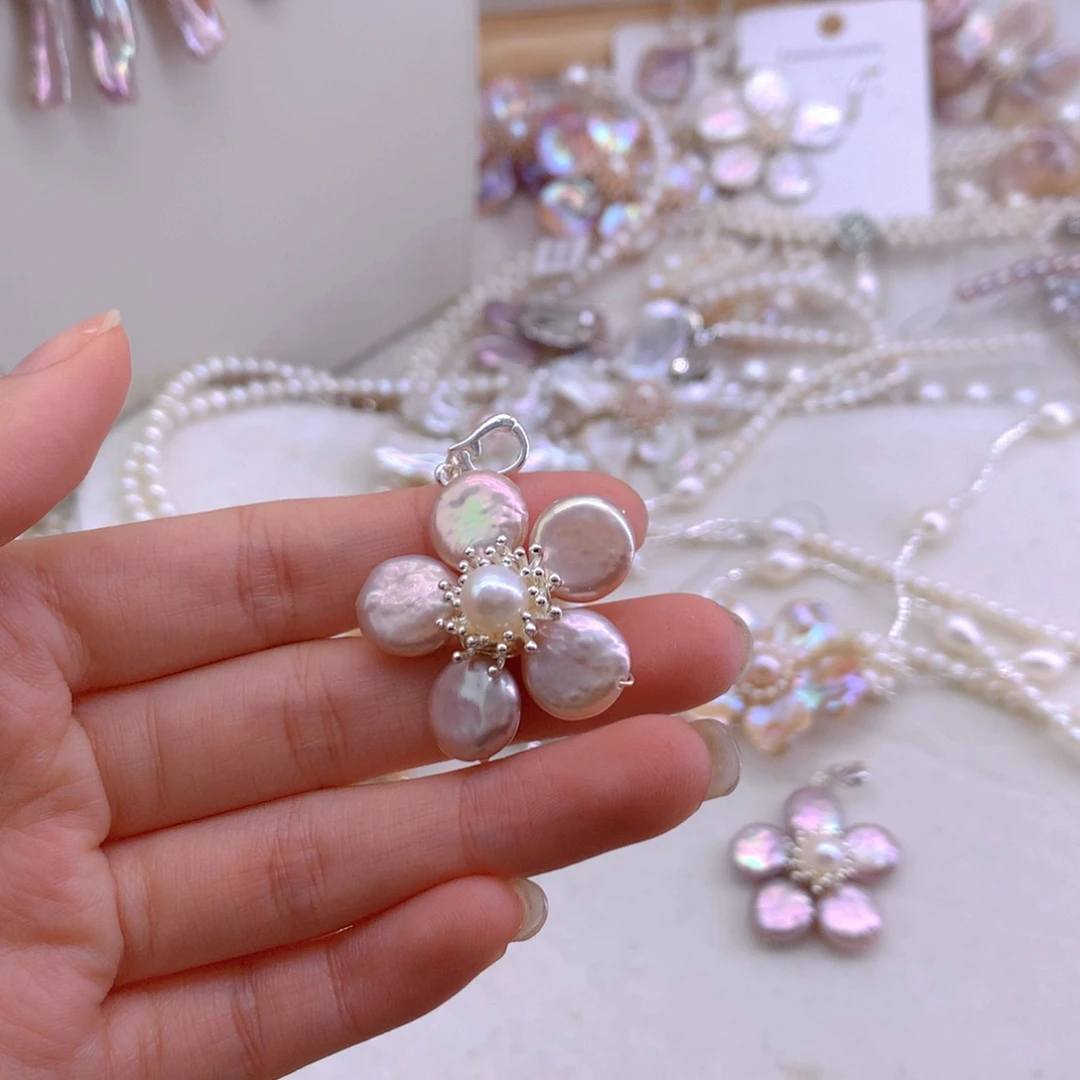 丫***铺淡水珍珠未镶嵌耳饰