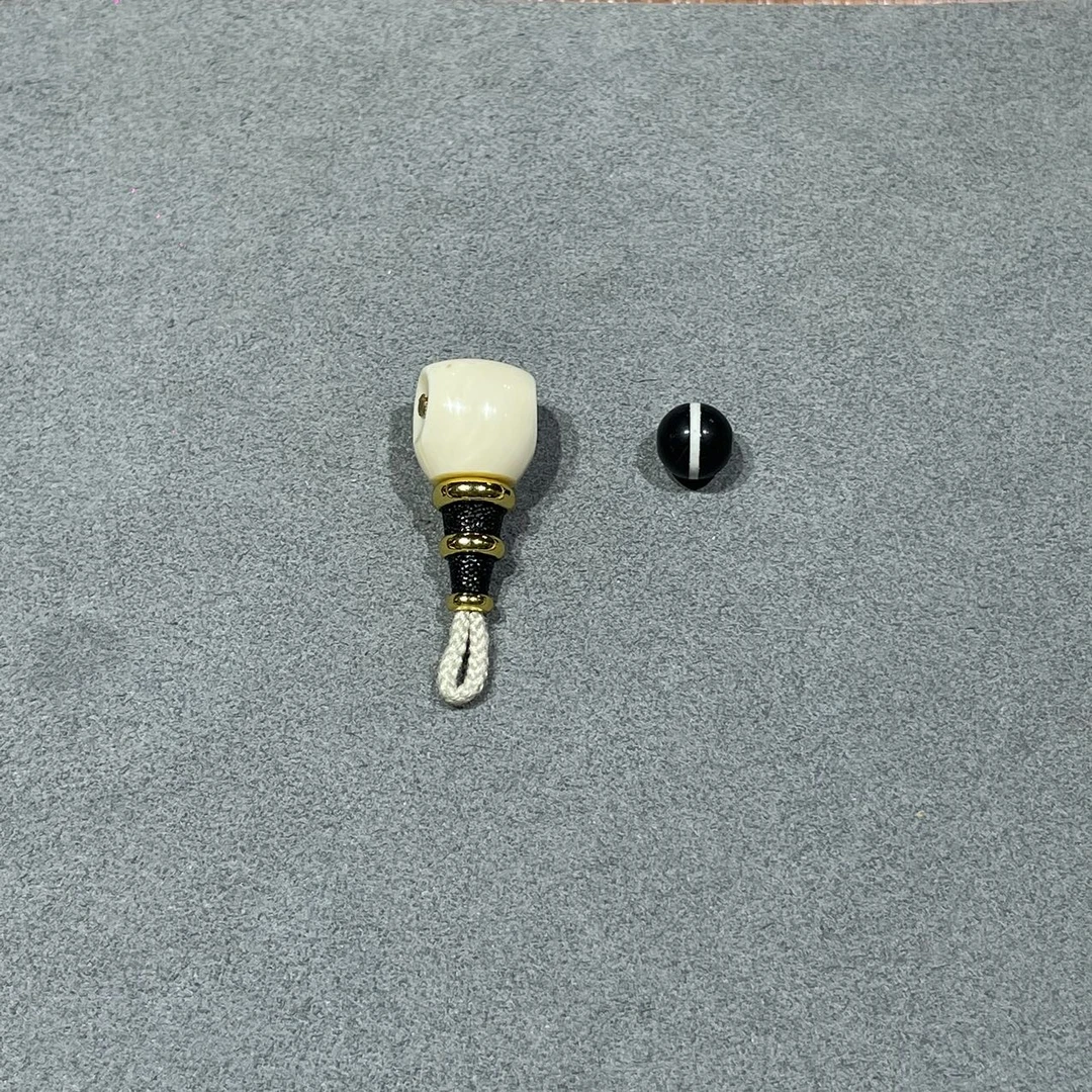 【曹掌柜精选】16 G94372-玛瑙配件套装（玛瑙单珠8mm+猛犸三通12mm）