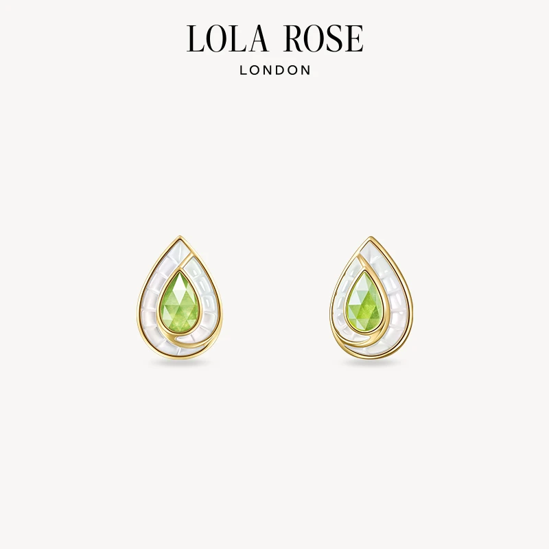 Lola Rose/罗拉玫瑰 925银耳饰 水滴短款耳钉小众设计感百搭-臻选
