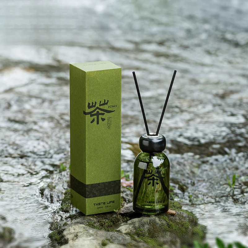 新人福利《茶山》200ML绿瓶无火香薰清新除适专用卧室持久留香木质
