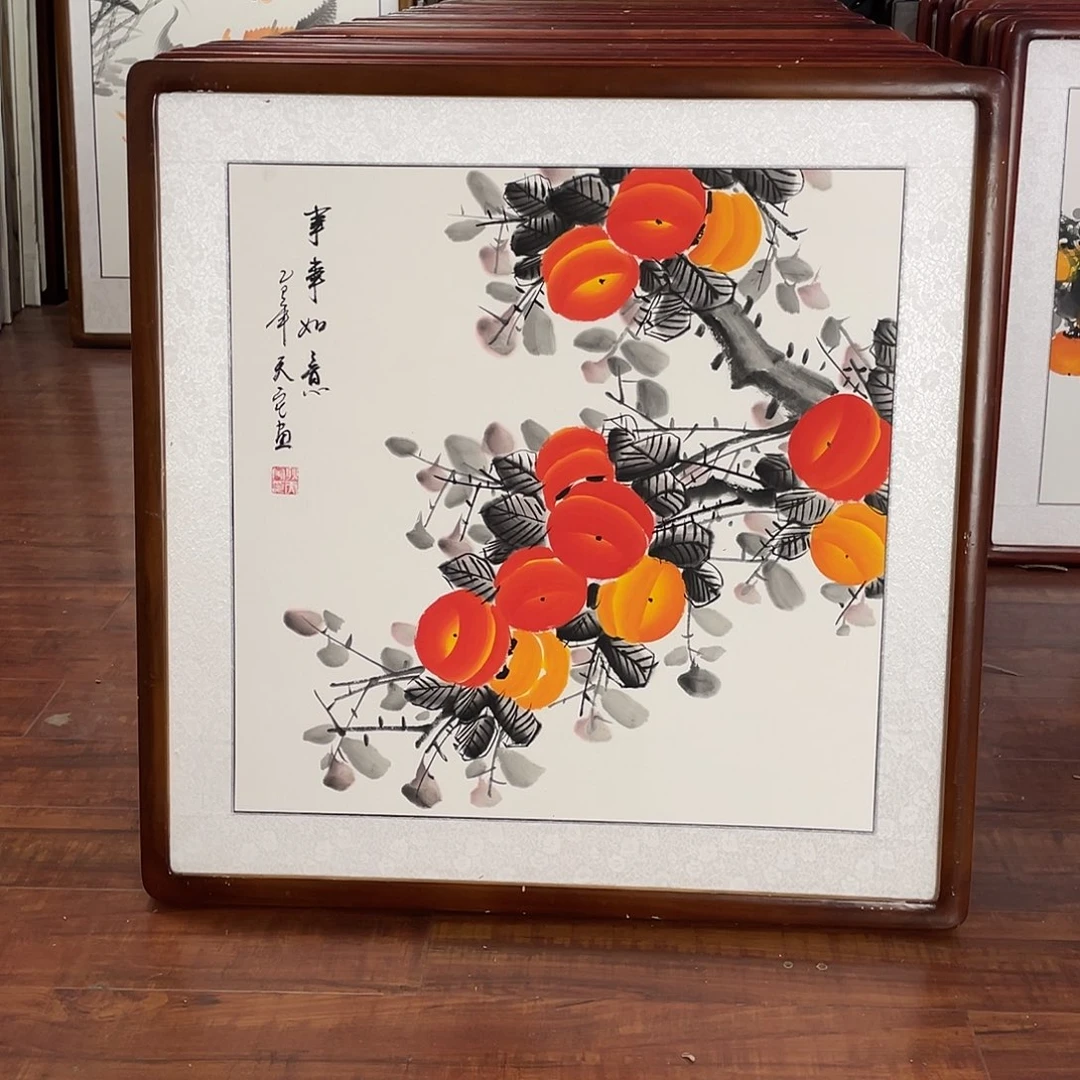 国画带框尺寸63*63厘米