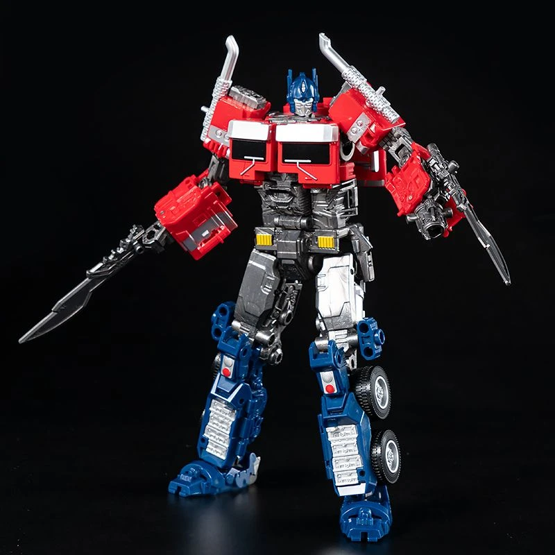 男童变形机器人玩具部分合金版机甲儿童玩具擎天领袖模型金刚汽车