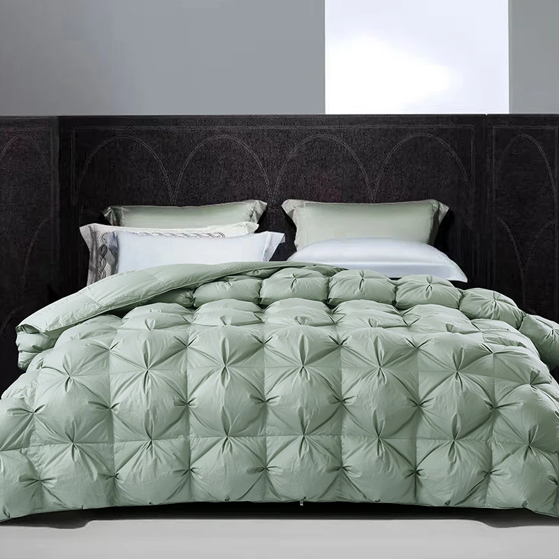 【120支奢柔进口波兰鹅绒被】上海民光A类奢柔波兰进口95%白鹅绒被