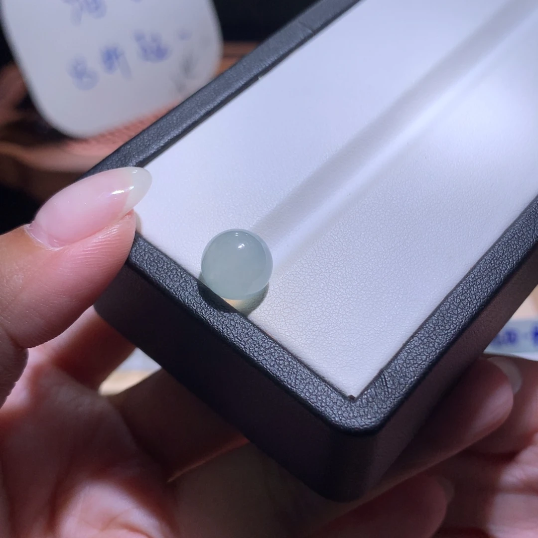 翡翠散珠特价蓝胶卡10