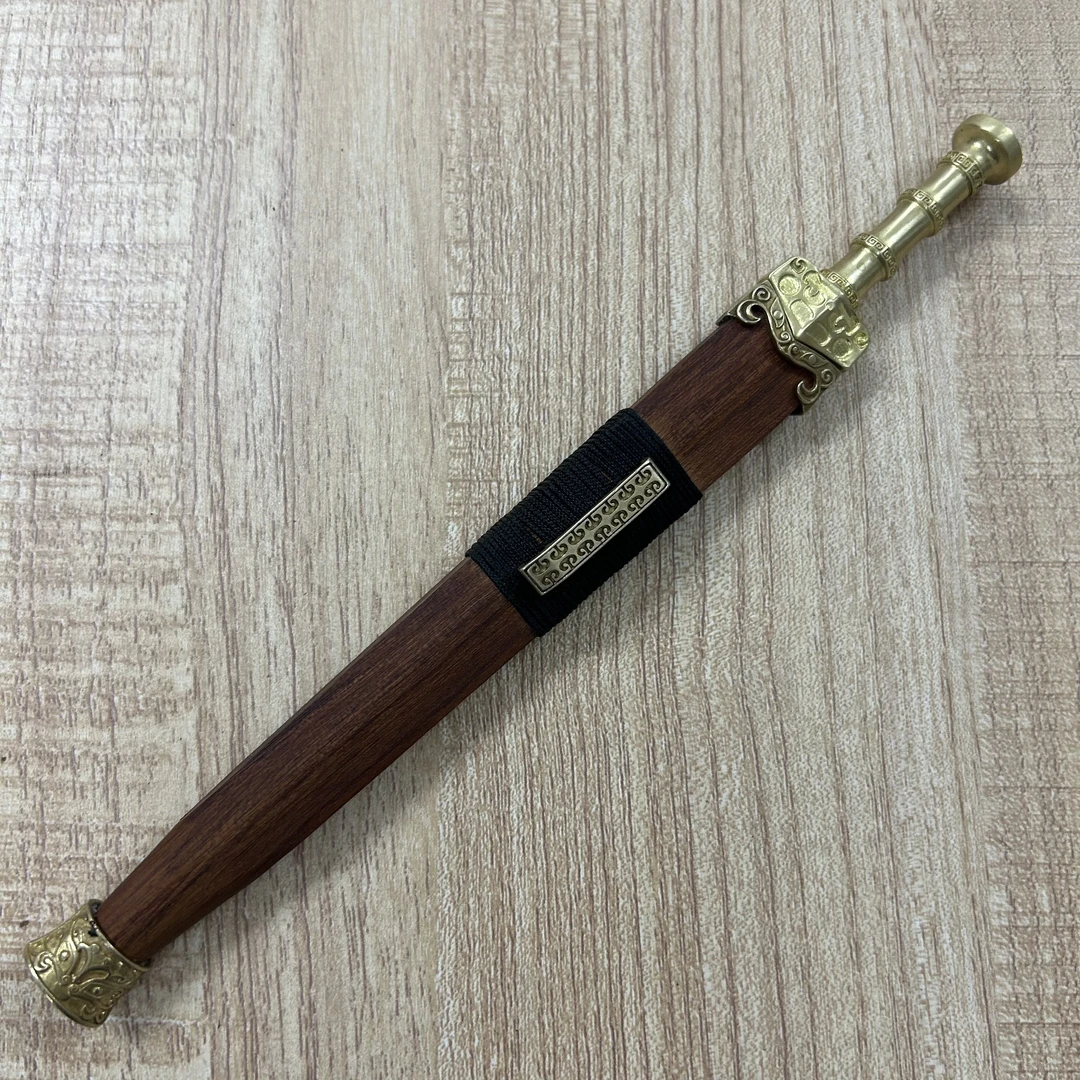 【越王剑】纯铜装具1：4微兵器未开刃