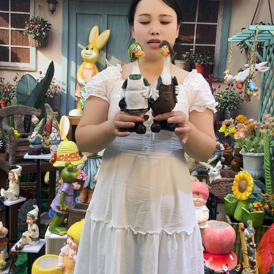 摆件花园摆件红红火火