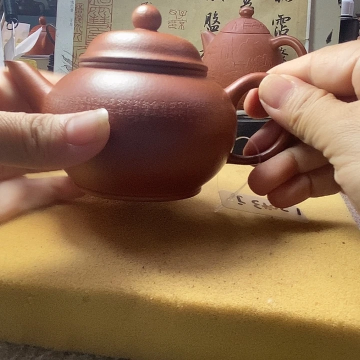 茶壶紫砂40目朱泥