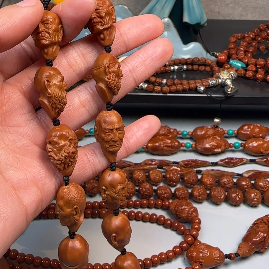 橄榄核手串/手链十八罗汉长串1.5尺寸