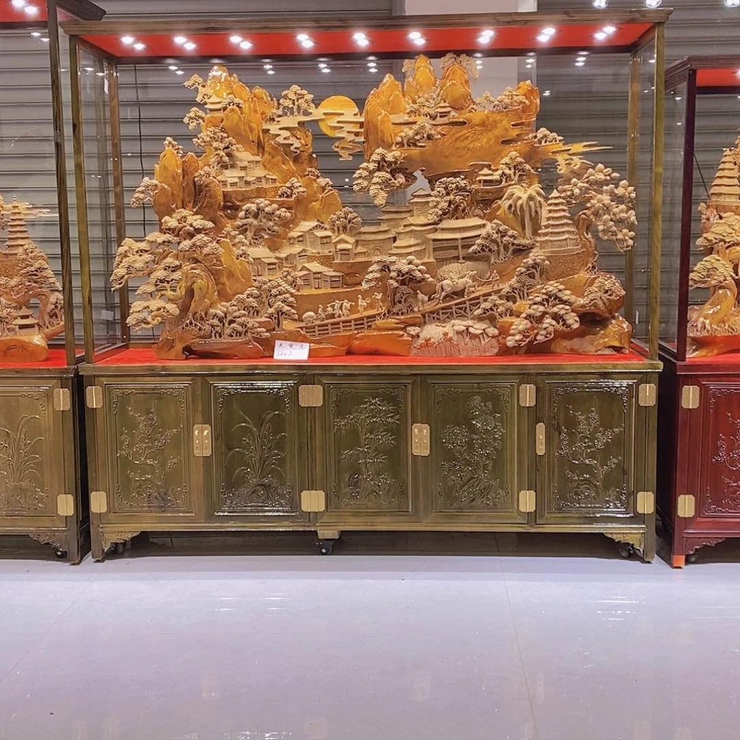 金丝楠程*金丝楠小叶桢楠摆件
