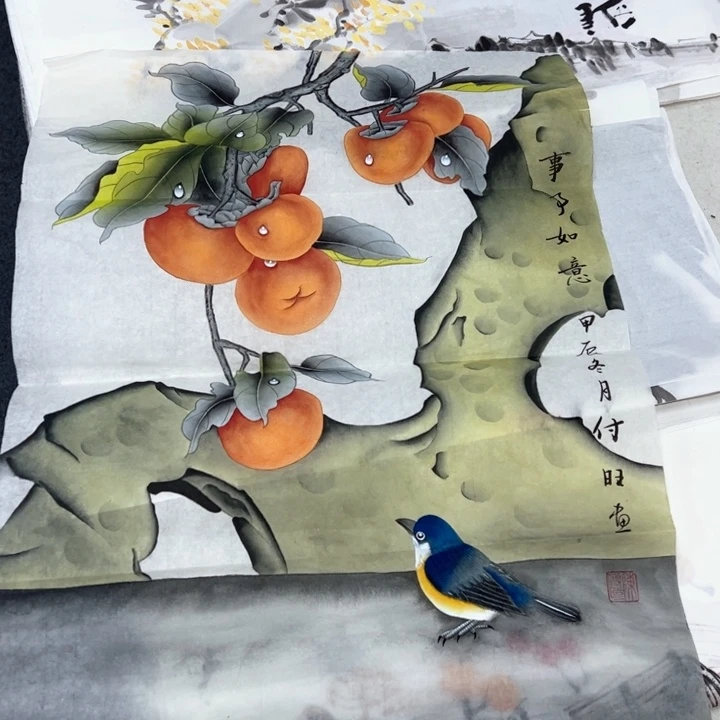 国画纯手绘作品欣赏图