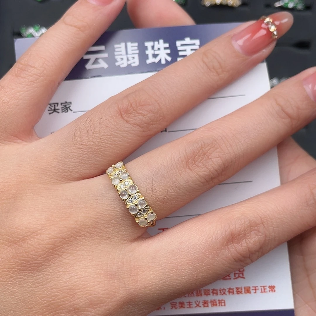 翡翠银S925镶嵌耳饰00000