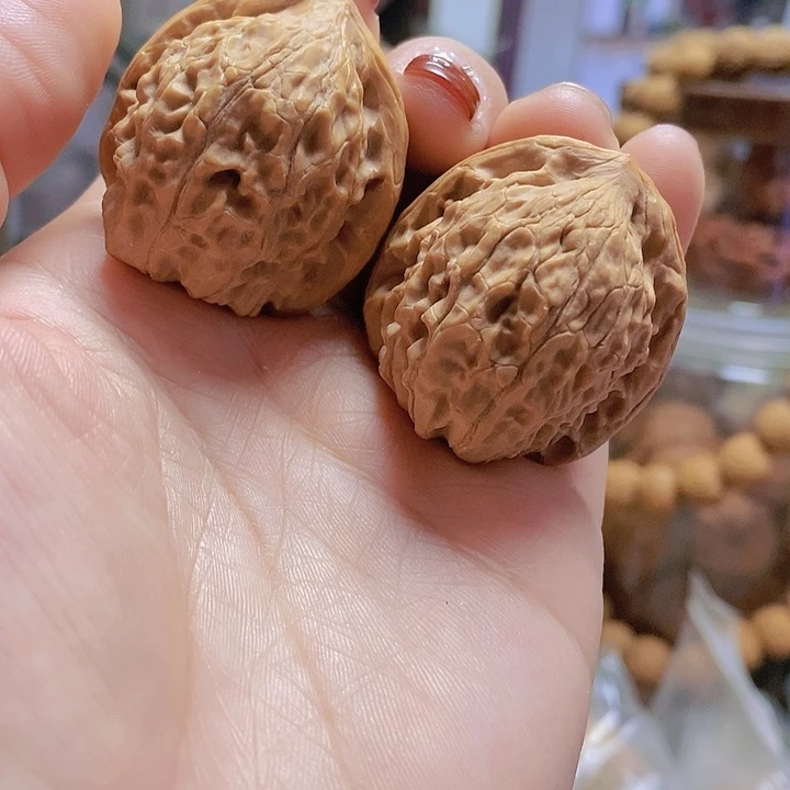 【闪购商品】文玩核桃把件34.5金牛