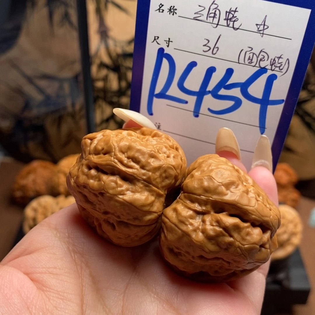 把件文玩核桃三角蛙36