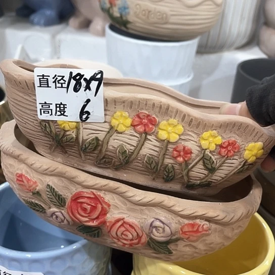 多肉绿植陶瓷花盆9.9包邮