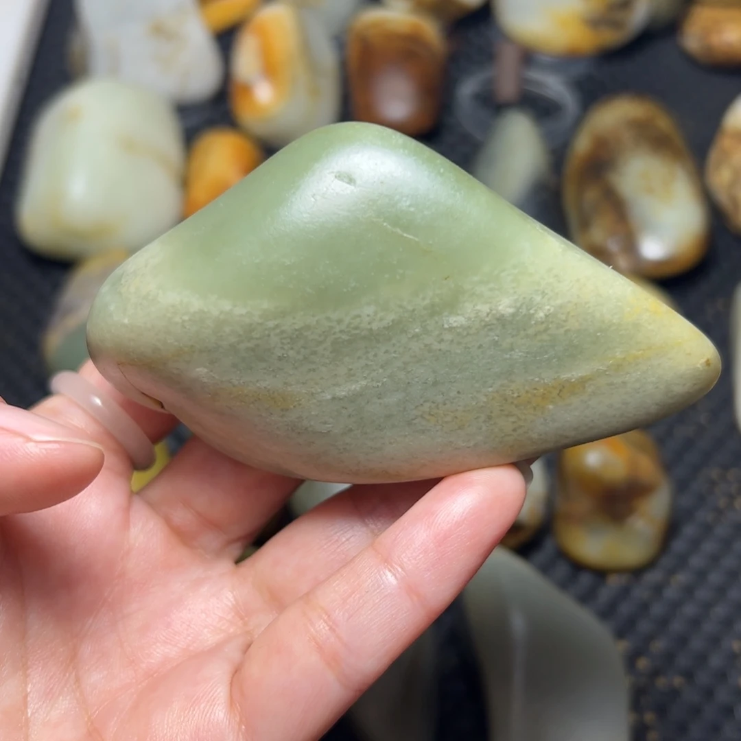 和田玉未镶嵌挂件B27