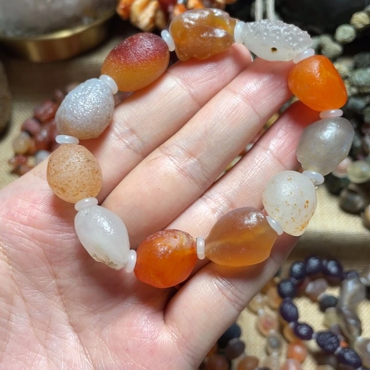 玛瑙/玉髓合金手链