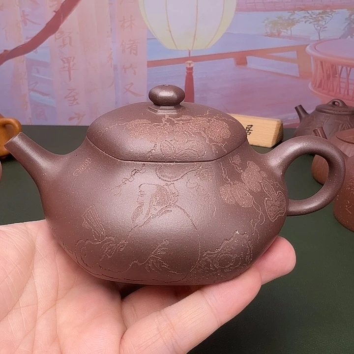 茶壶紫砂六方静乐