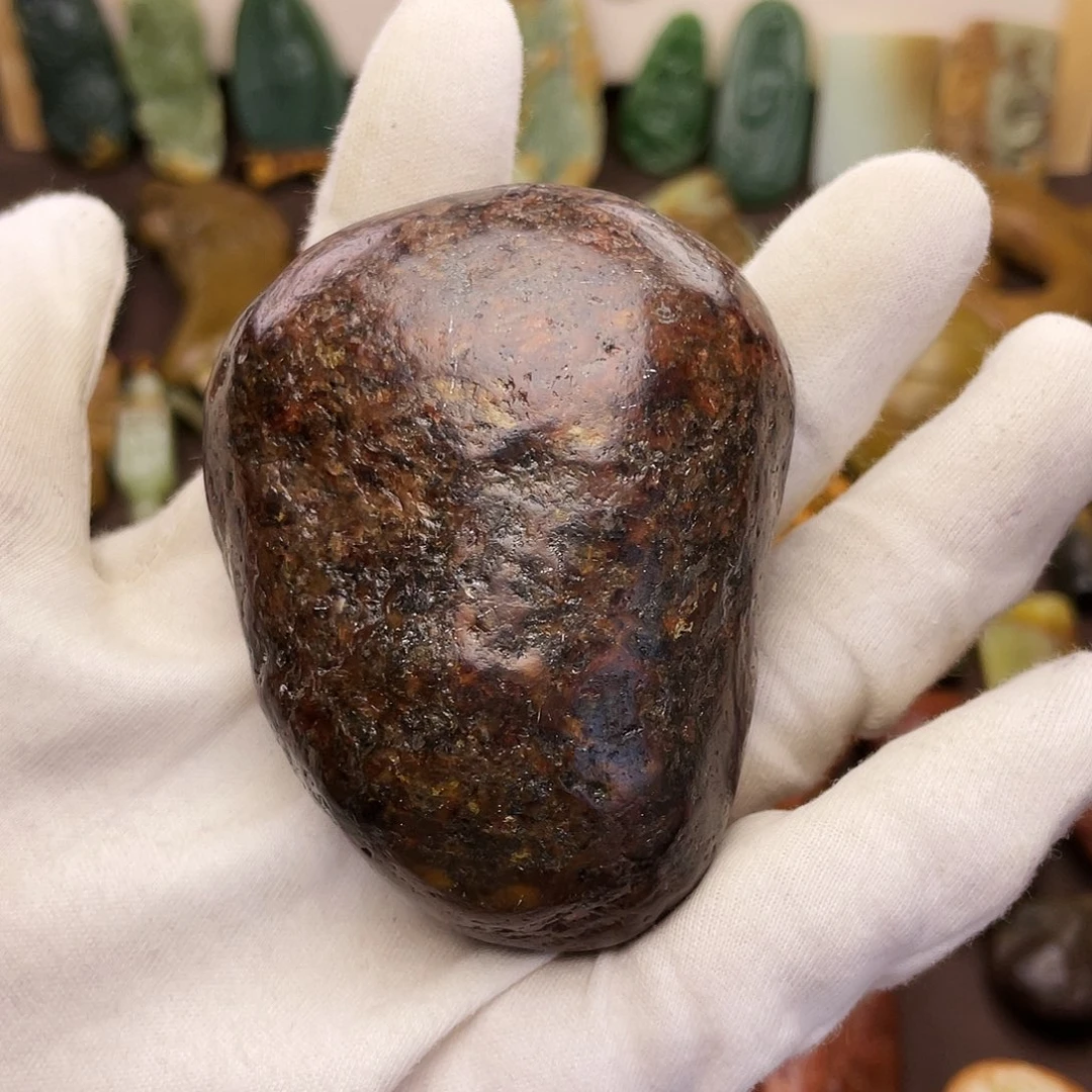 岫岩河磨玉（透闪石质玉）未镶嵌颈饰