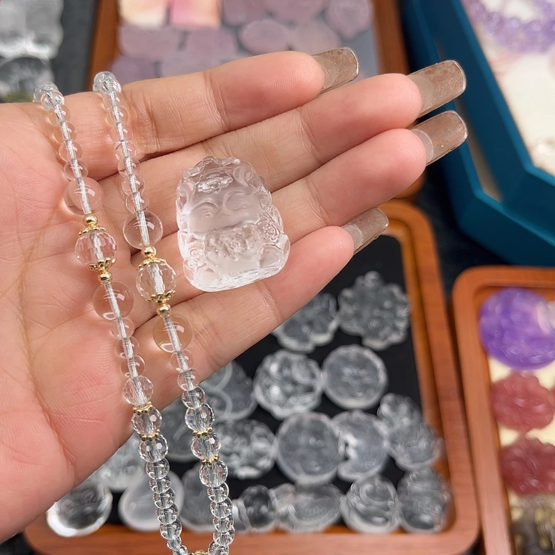 水晶珠宝半成品未镶嵌四***?133