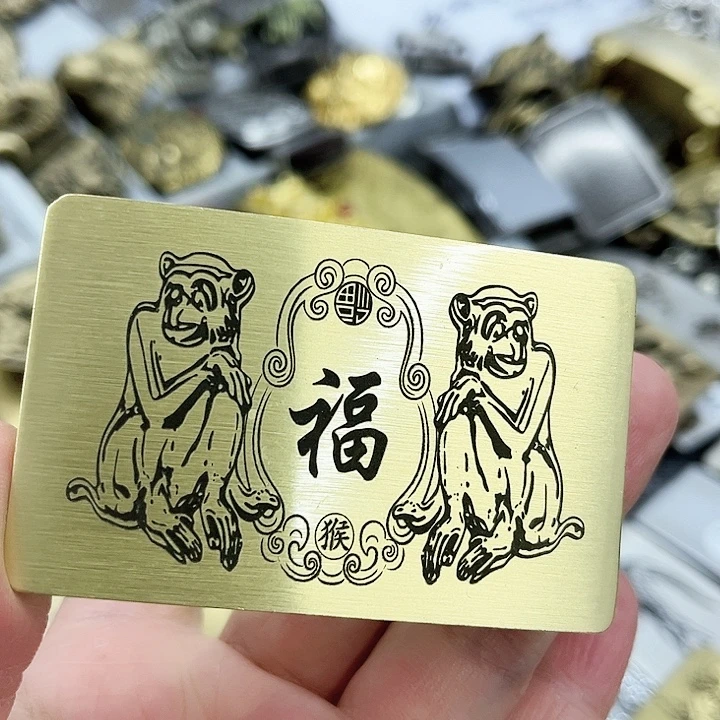 实心铜腰带扣版扣4.0